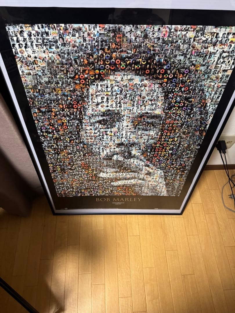 （限定品）BOB MARLEY コラージュポスター フレーム付き
