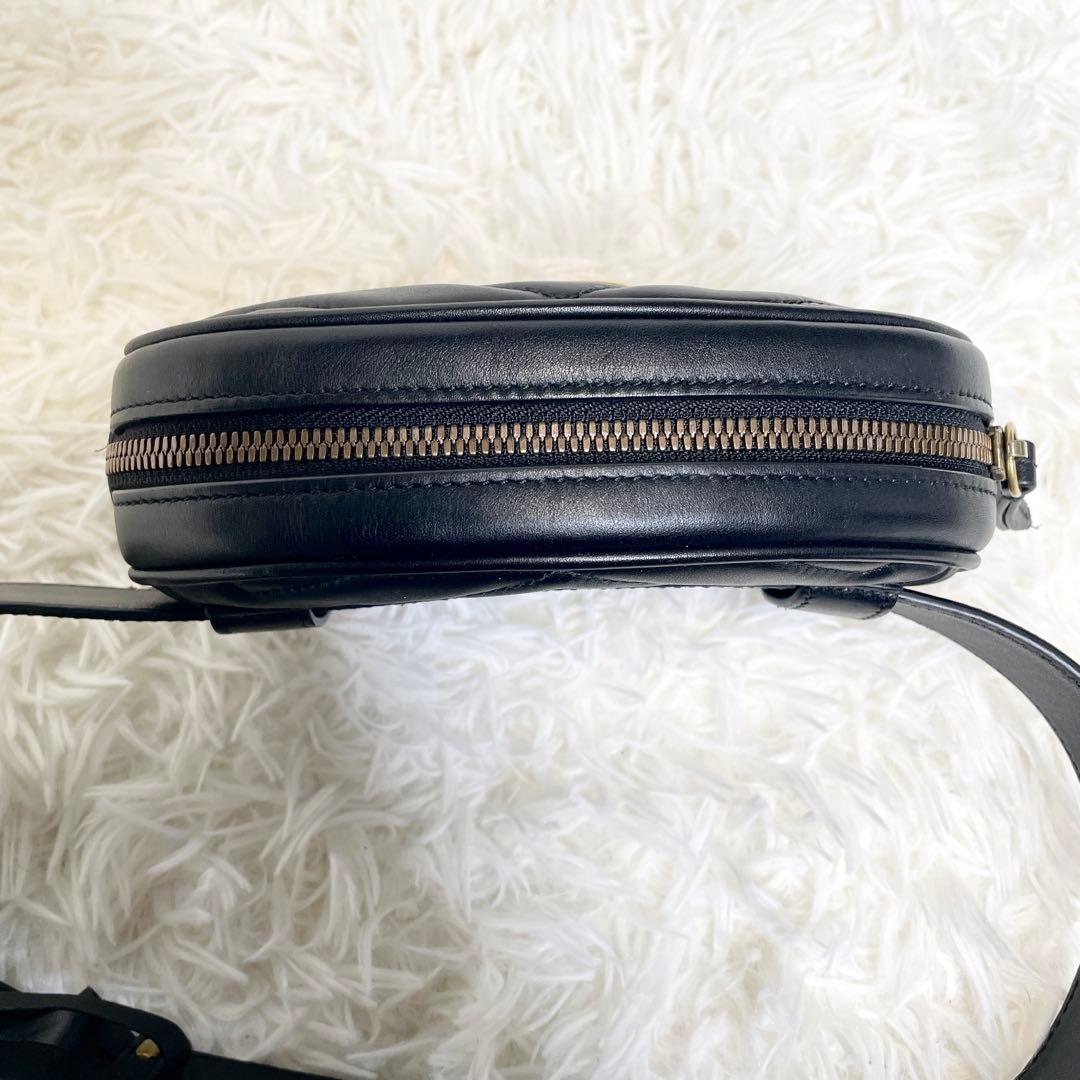 【極美品】GUCCI グッチ ボディバッグ ウエストポーチ マーモント GG