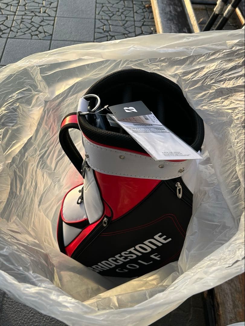 【キャディバック】BRIDGESTONE CBG21Y WK 新品、フード付き