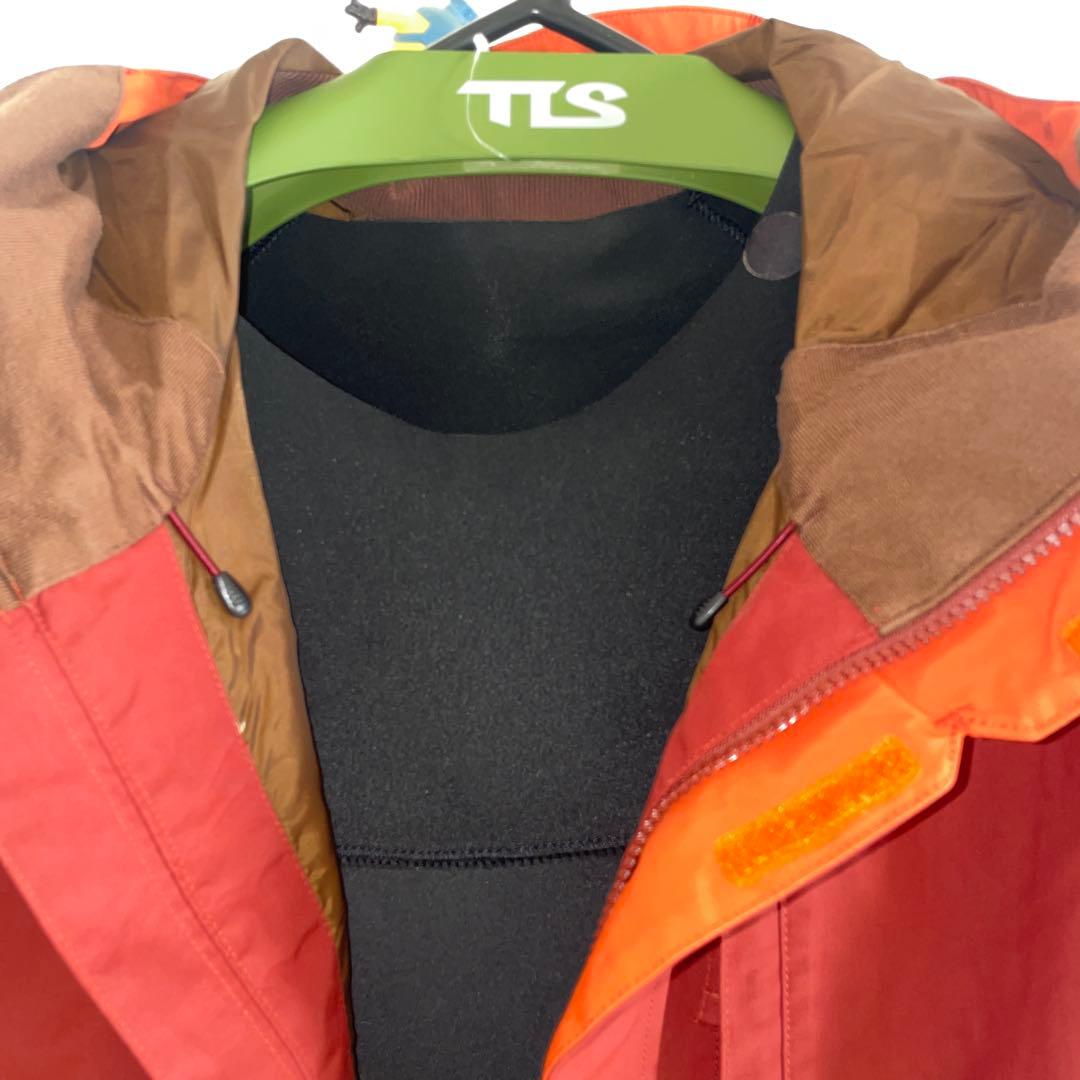 Burton／GORE-ＴＥＸ　スノーボードウェアー　ワインレッド&オレンジ