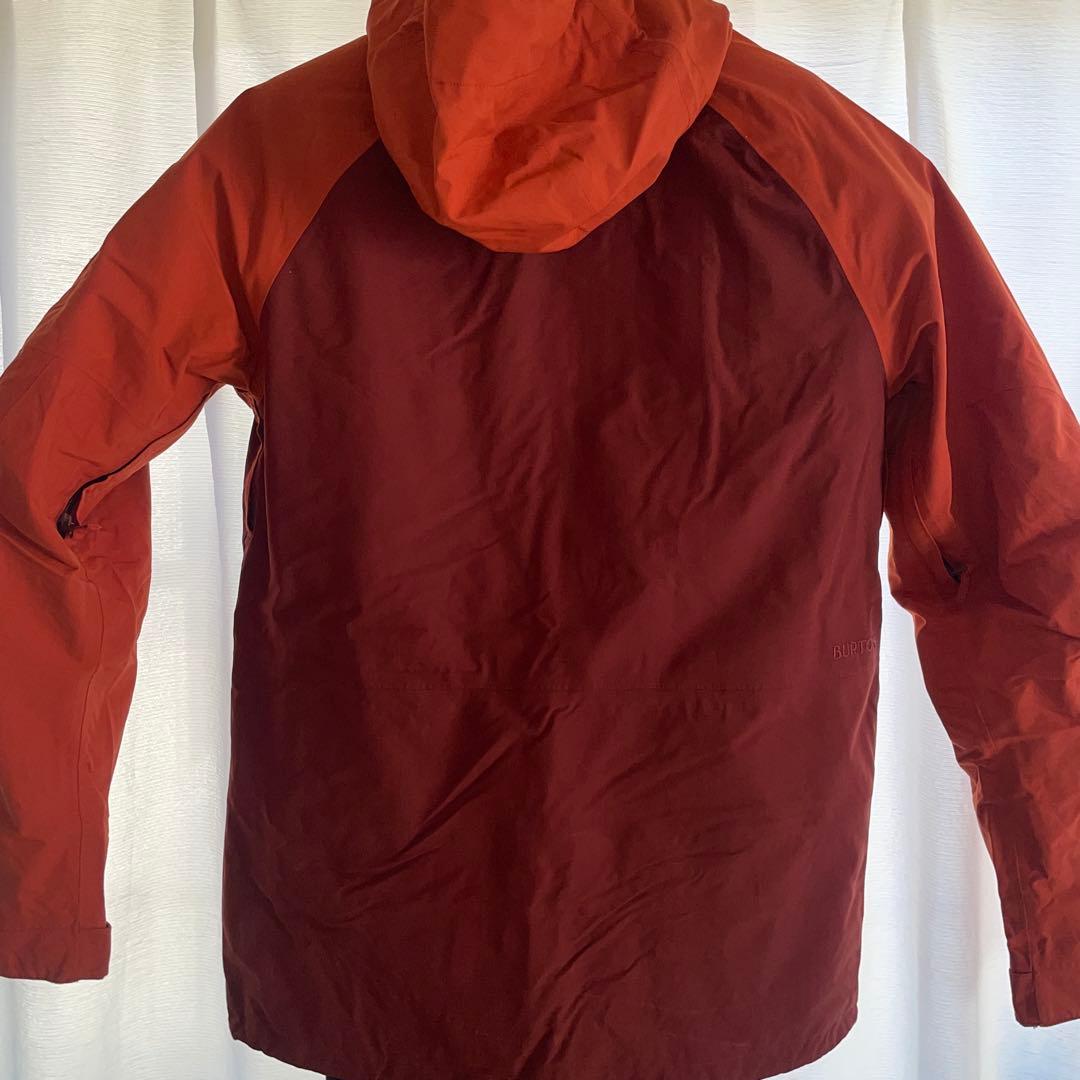 Burton／GORE-ＴＥＸ　スノーボードウェアー　ワインレッド&オレンジ