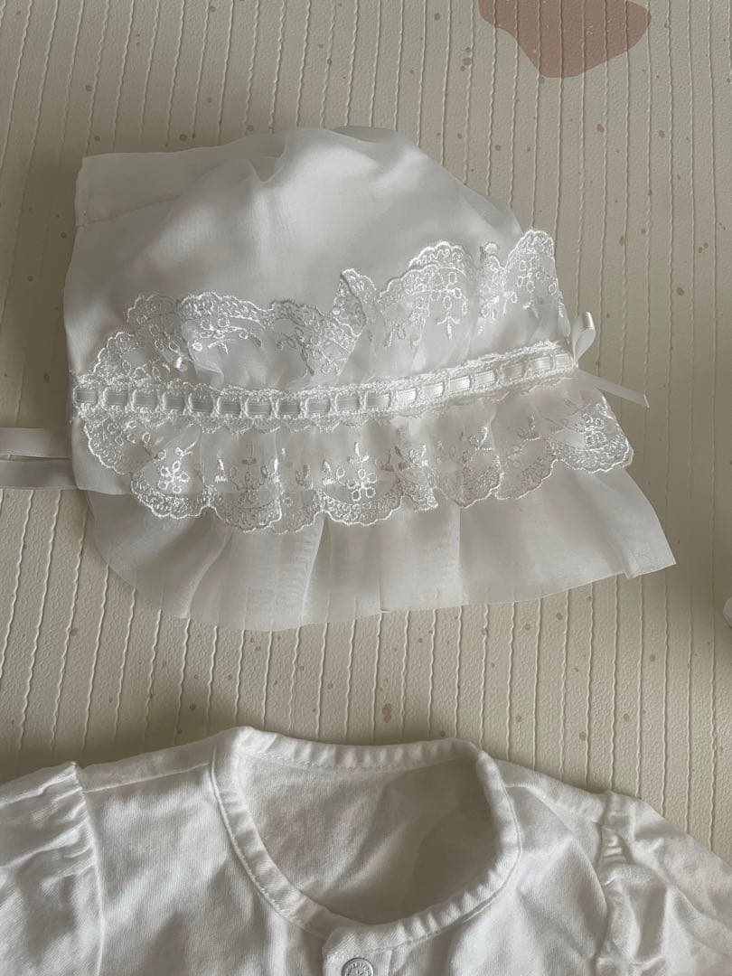 美品！！赤ちゃんの城　ベビードレス　セレモニードレス　3点セット　お宮参り　退院