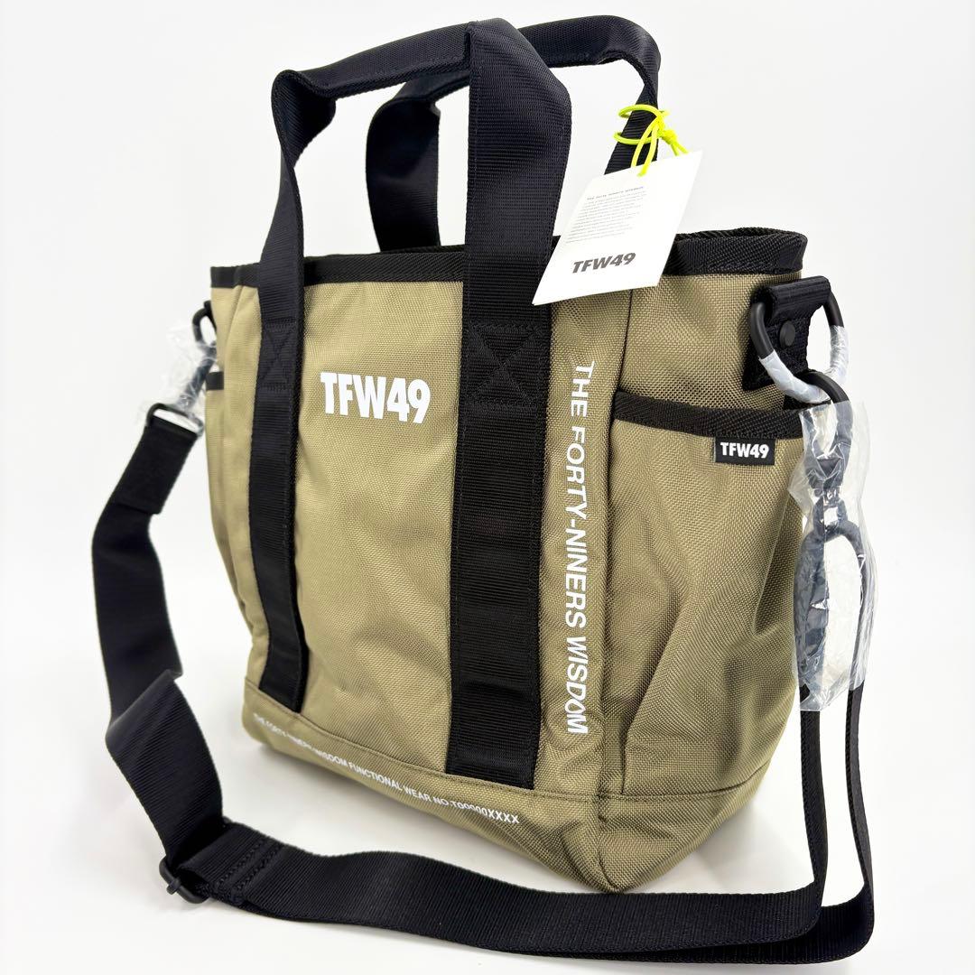 新品タグ付　TFW49 カートバッグ トート 2wayショルダー カーキ 925