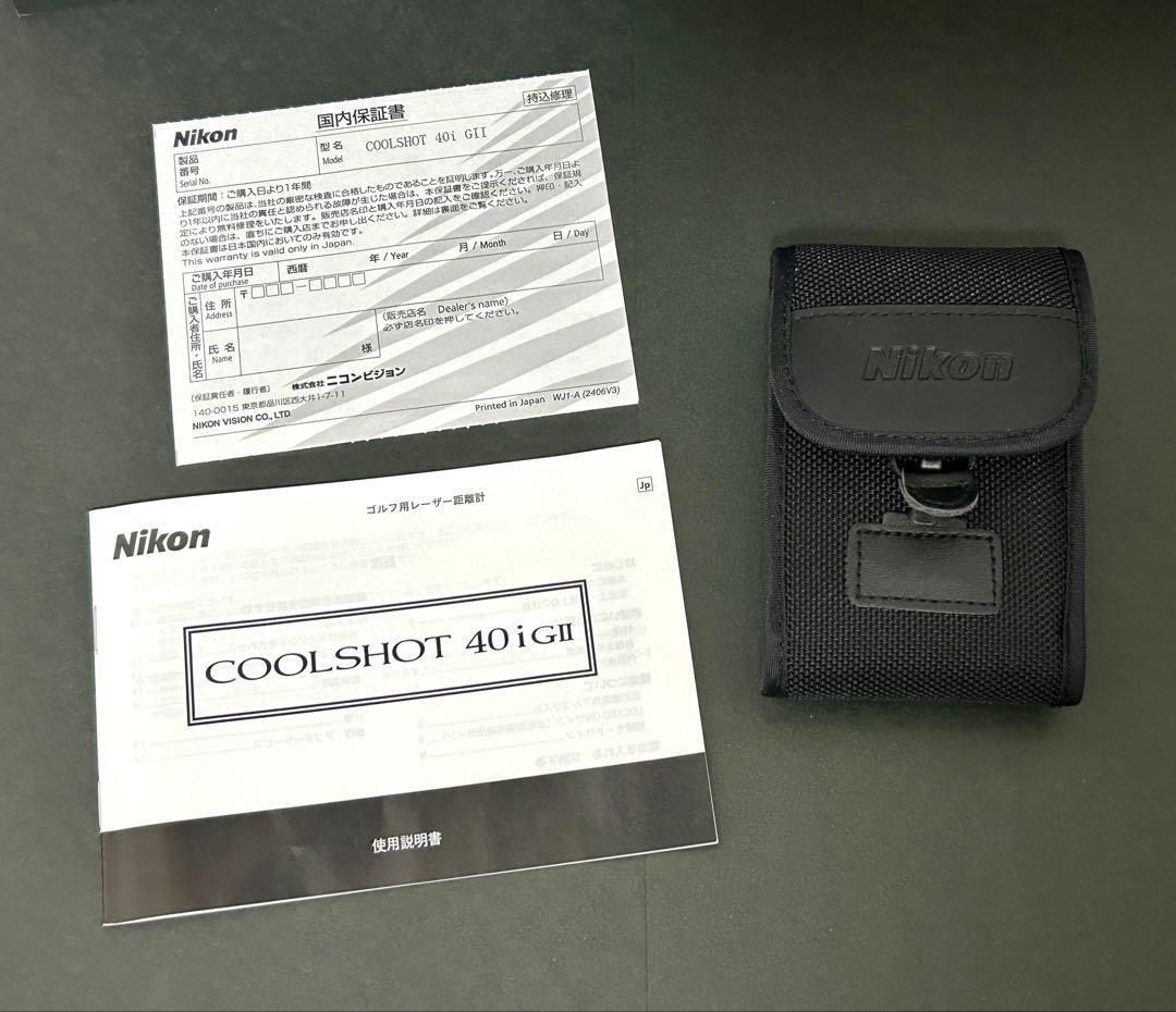【Nikon レーザー距離計 40iGII美品】