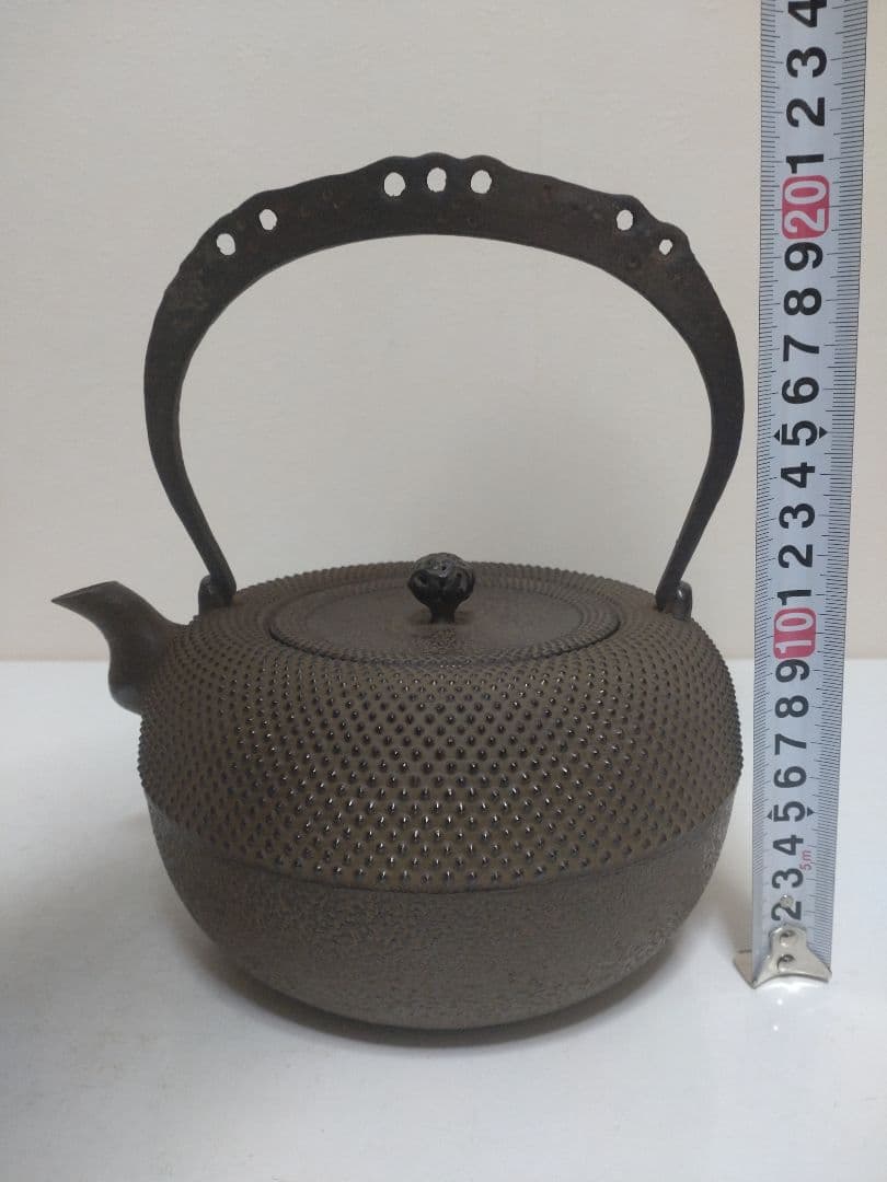 中村徳次郎（立徳）南部鉄瓶 共箱 栞 茶道具 煎茶道具