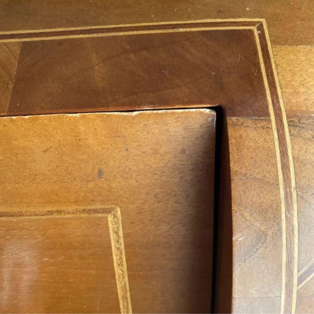 ライティングビューロー　インテリア　象嵌　猫脚