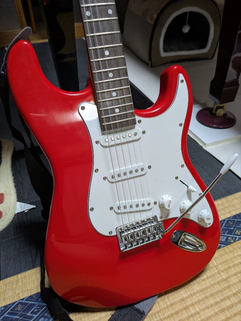 ロックジャム　Rock JAM　エレキギター レッド