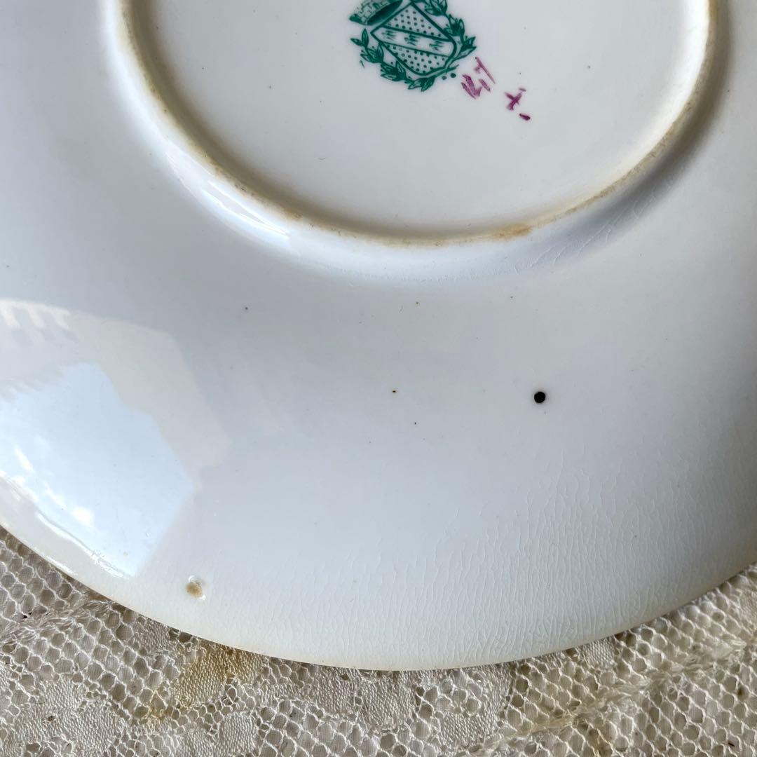 【レア】サルグミンヌミントン　ショコラカップ　緑　C&S フランスアンティーク