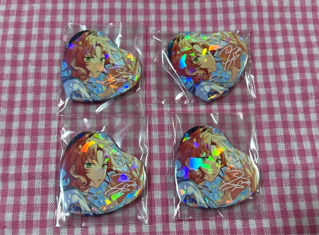 あんスタ　月永レオ　とるパカ　ハート缶バッジ　缶バッジ