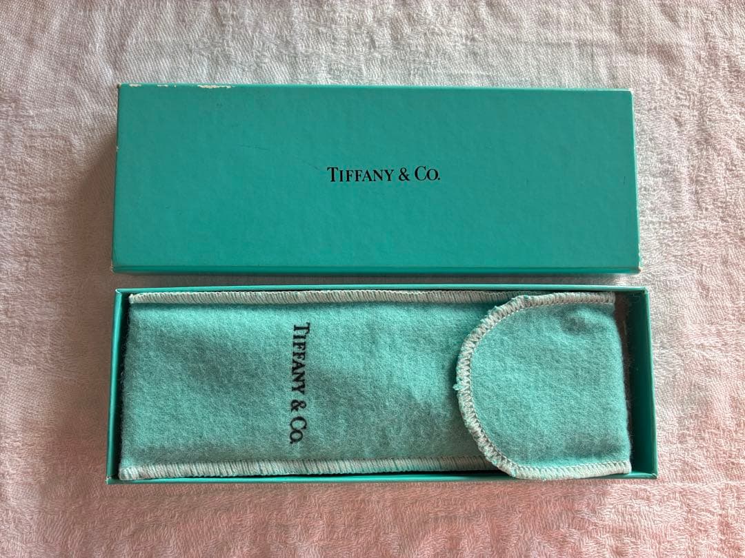 【Tiffany & Co. 】シルバーボールペン 専用ケース付き