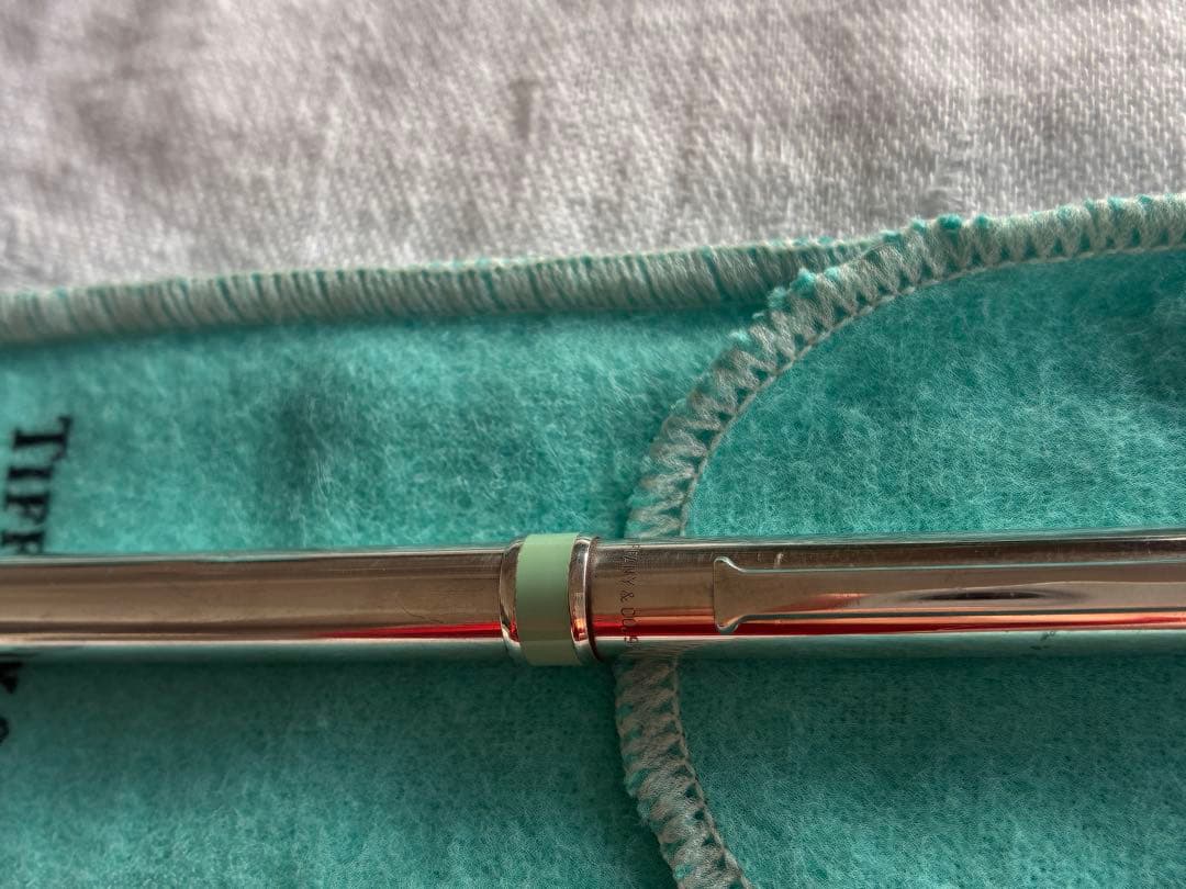 【Tiffany & Co. 】シルバーボールペン 専用ケース付き