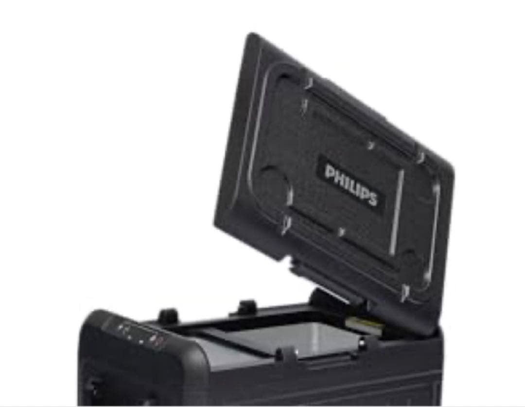 PHILIPS車載冷蔵庫 37Lポータブル冷蔵庫 2室独立 同時冷蔵&冷凍