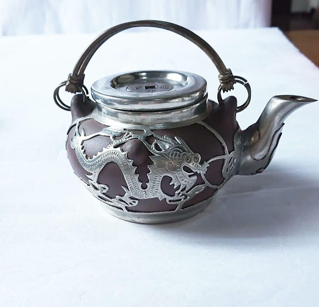 中国茶器セット カップ&ソーサー・急須 紫砂錫細工・装飾 威海新和城