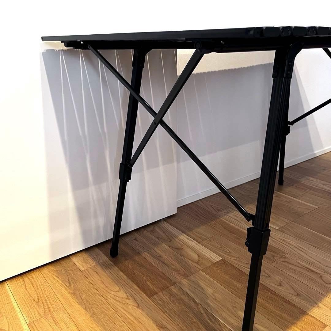 【美品】タラスブルバ アルミコンパクトロールテーブル L ブラック