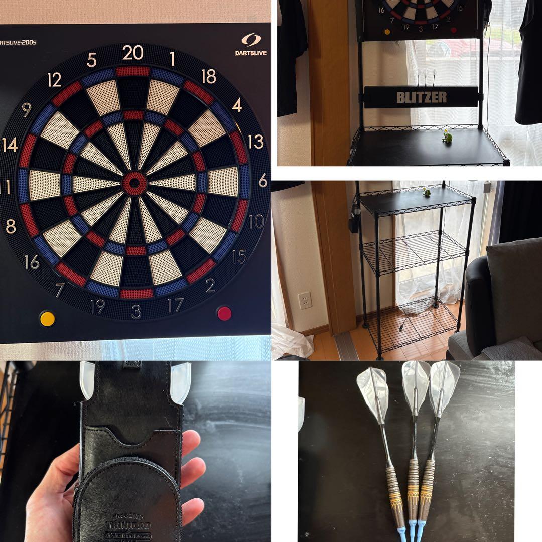 DARTSLIVE 200S ダーツボード &スタンド&ダーツ＋ケース付