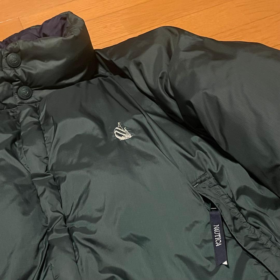 h*o様 【両A面】90s NAUTICA リバーシブル ダウンジャケット