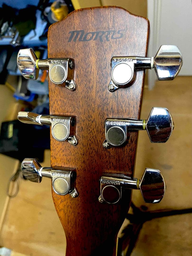 値下！美品！MorrisモーリスM-601トップ単板ハカランダ調整クリーニング済