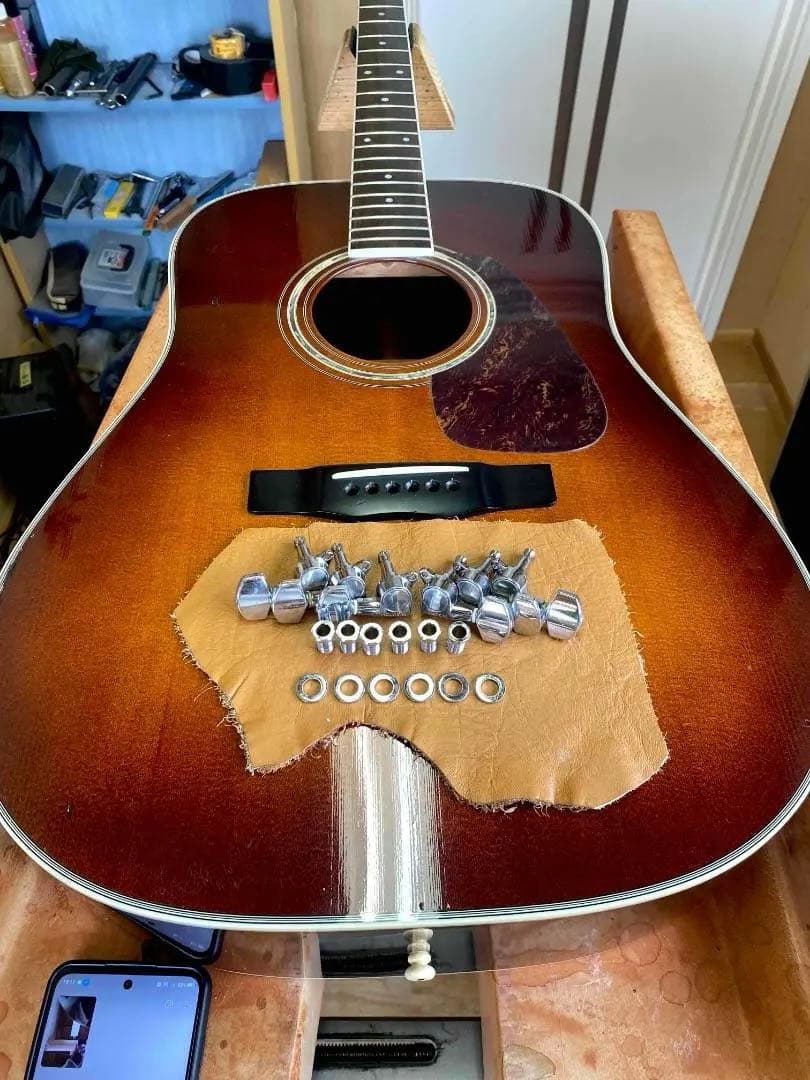 値下！美品！MorrisモーリスM-601トップ単板ハカランダ調整クリーニング済