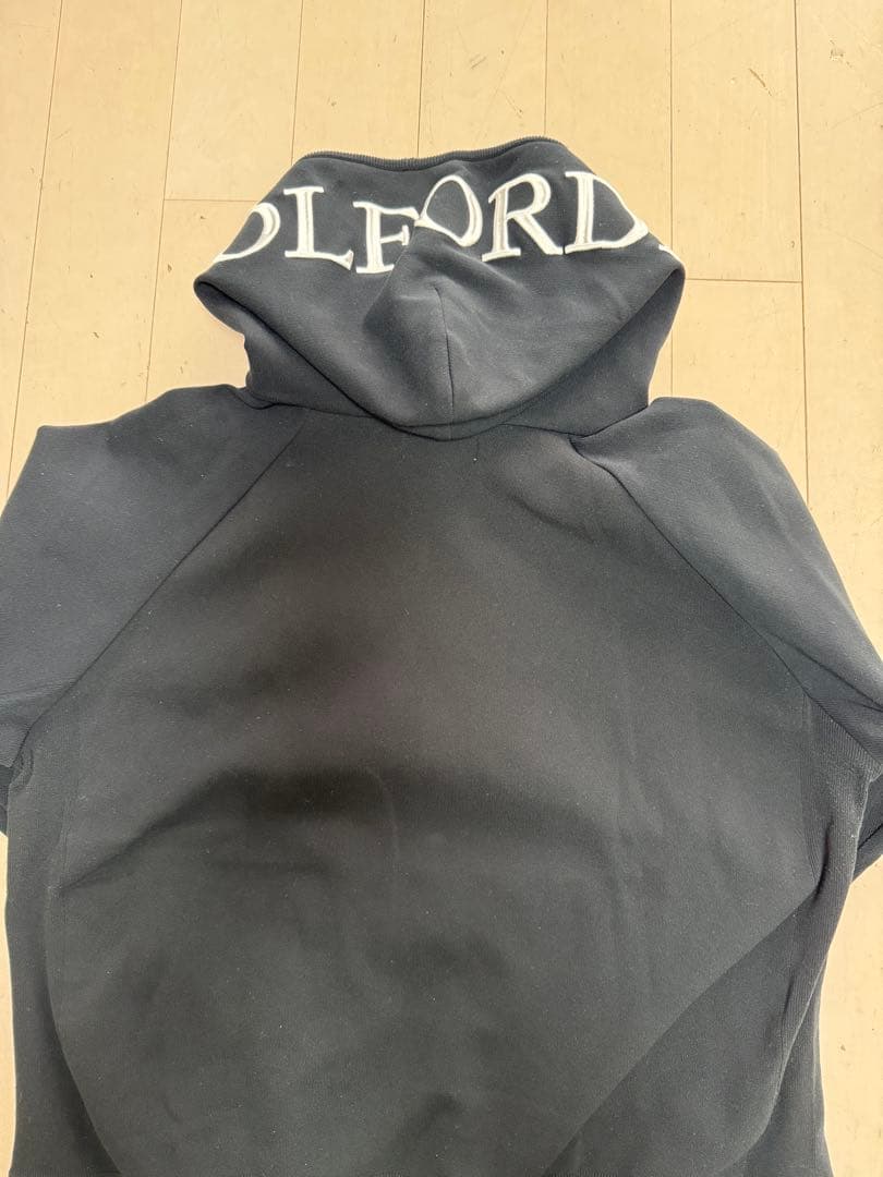 MARK&LONA★50サイズ★ニットパーカー★ブラック