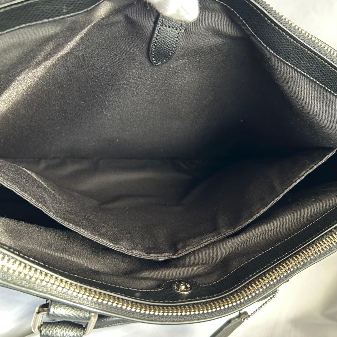 【美品】COACH コーチ メトロポリタン ビジネスバッグ 2way 黒 人気