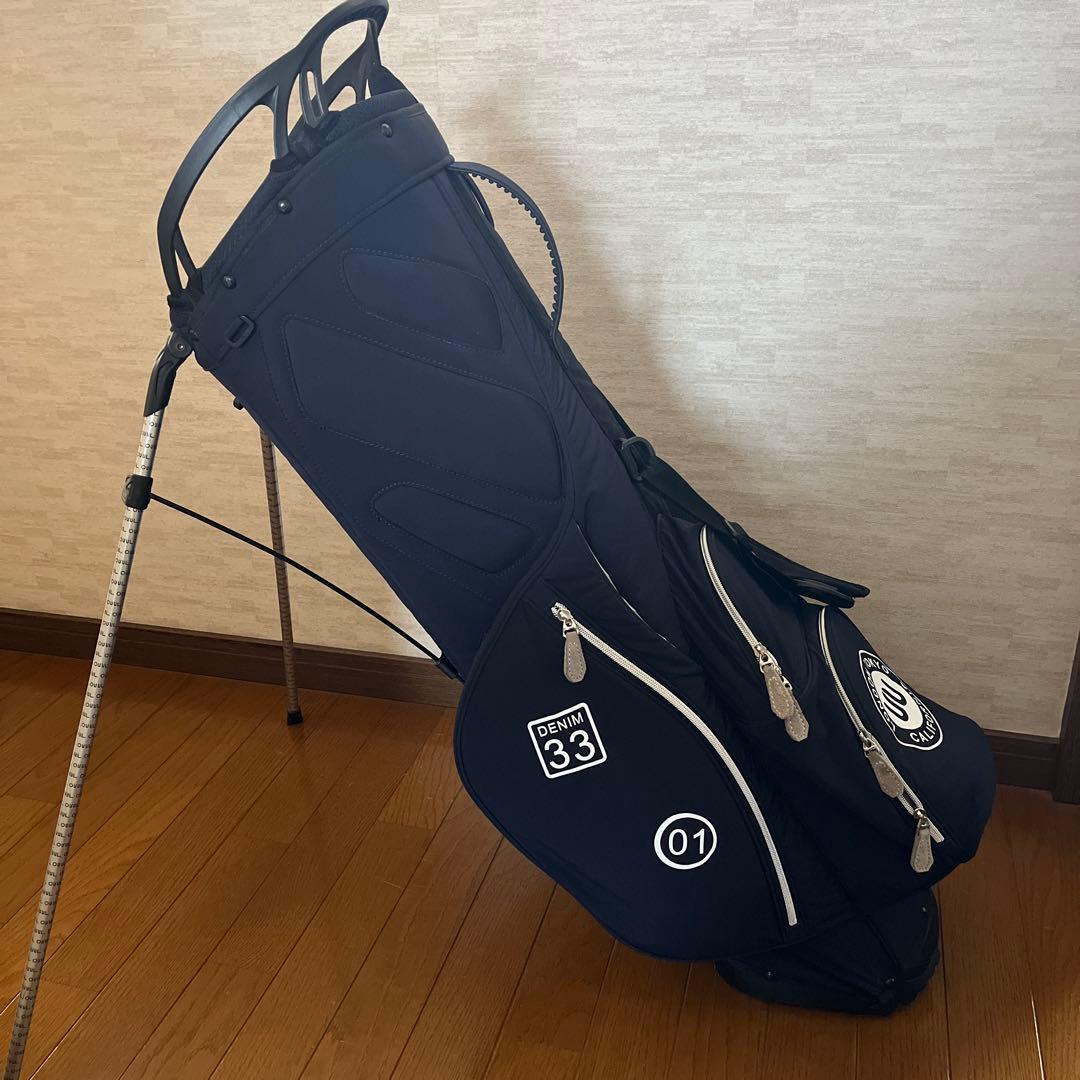 【美品】OUUL SPORTS DESIGN 33 ゴルフバッグ ネイビー