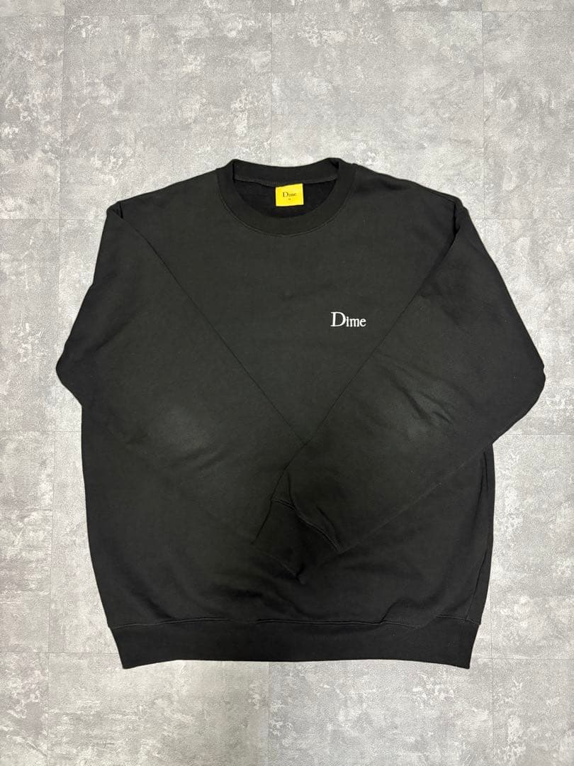 Dime ブラック スウェット トレーナー