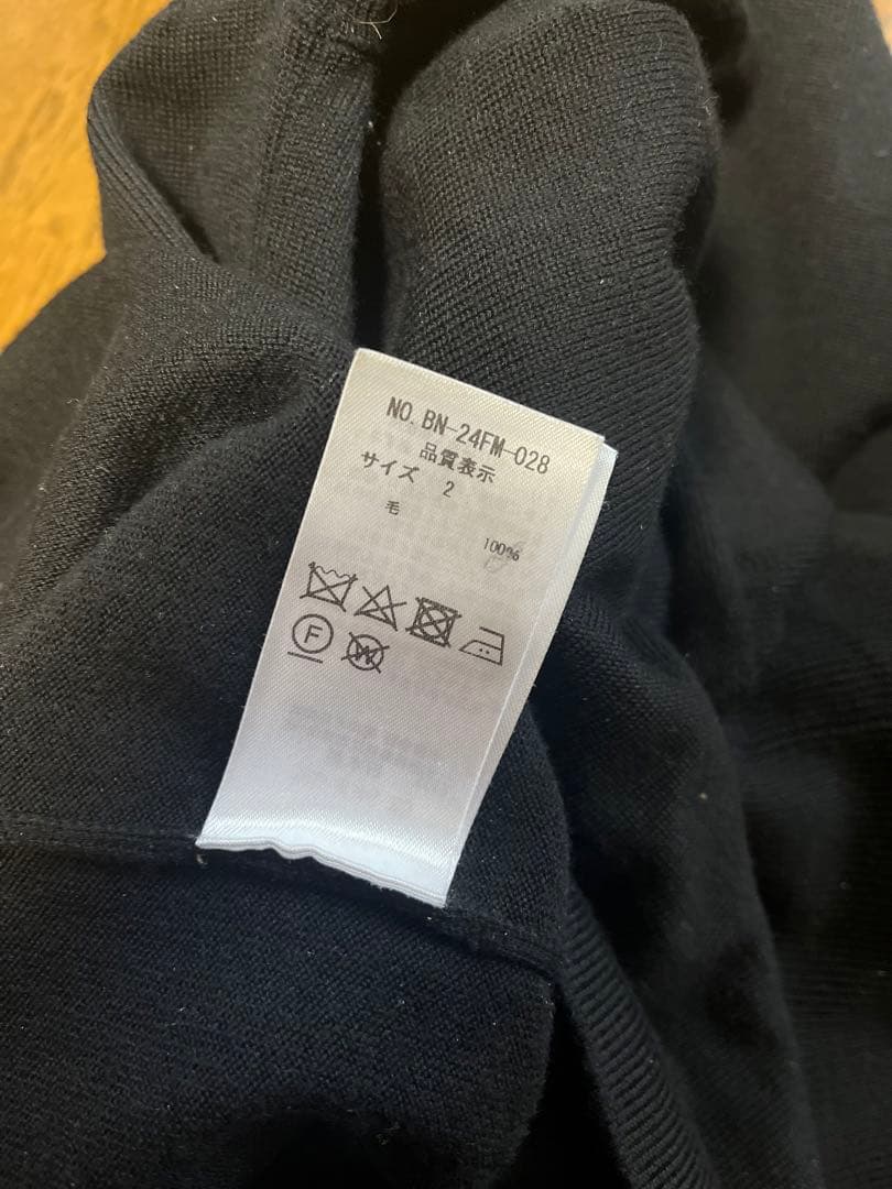 24AW BATONER 'BABY WOOL TURTLE NECK'/ニット