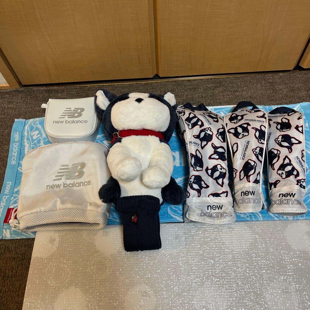 おまけ付き　New Balance ゴルフキャディバッグ ボストンテリア