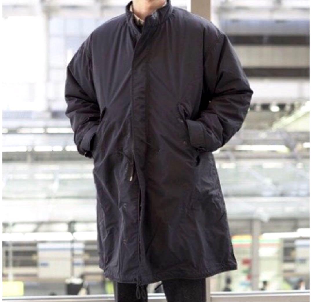 新品 BEAMS PLUS M-65 ダウンモッズコート 小松マテーレ ブラック