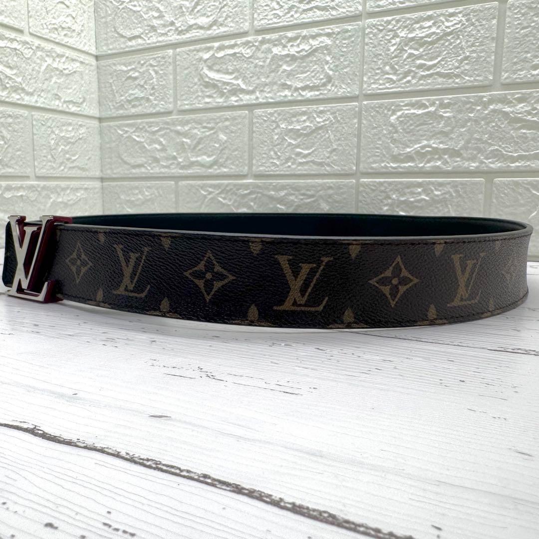 【美品】ルイヴィトン　サンチュール　LVシェイプ　モノグラム　ベルト