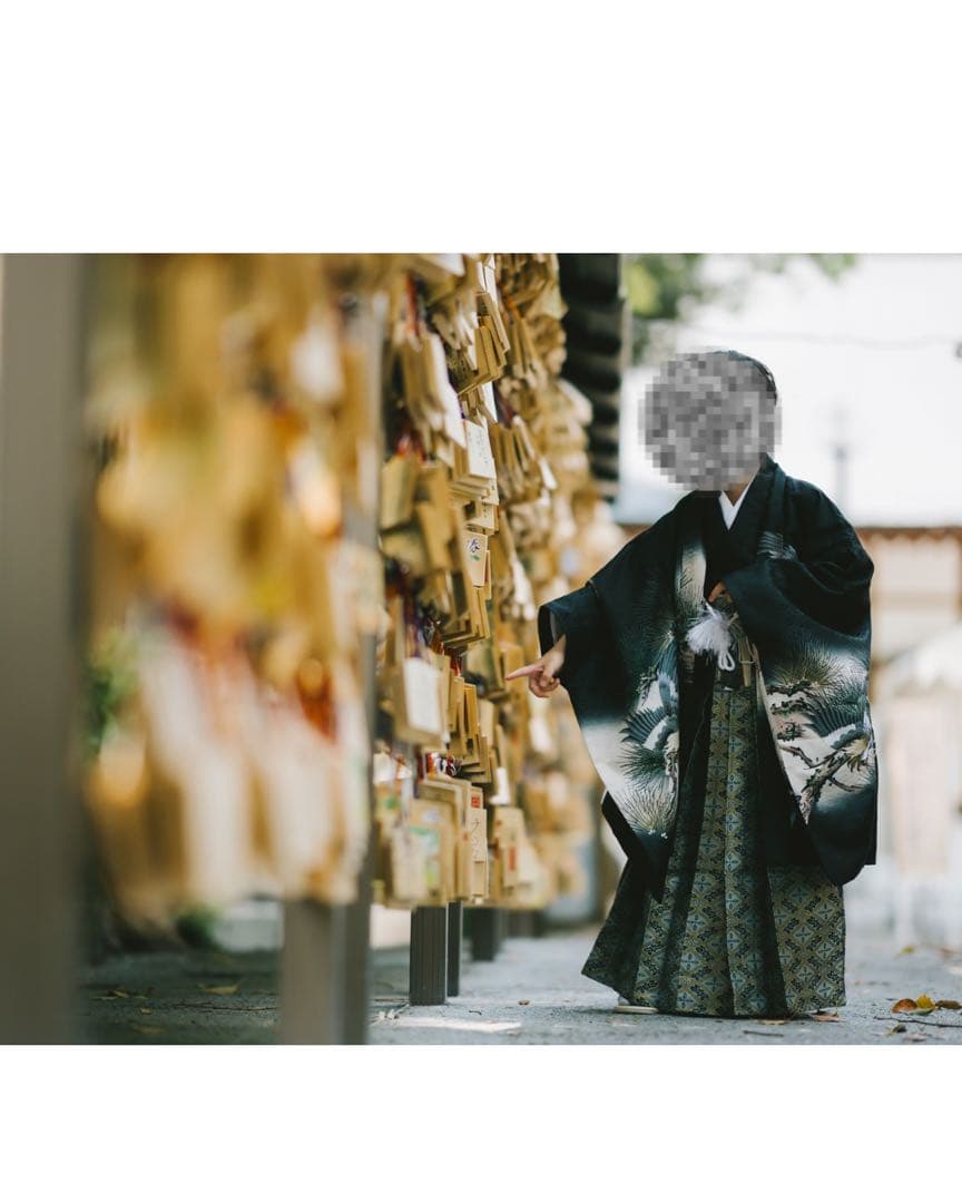 七五三 5歳 13点フルセット 黒 ブラック 羽織袴セット753 5歳男の子着物