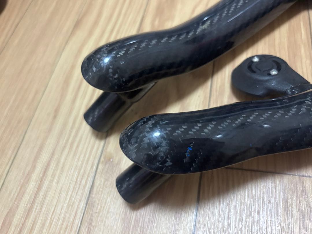 Fast tt aerobar カーボンエアロバー　スペーサー付き
