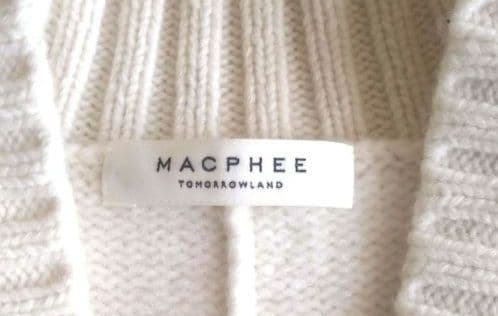 ☆上質【マカフィー】カシミヤ混　カーディガン