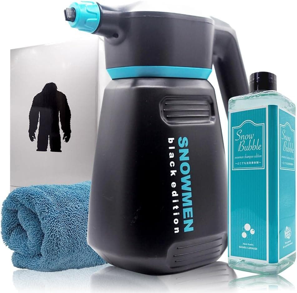 スノーメンブラックセット　新品未使用　ながら洗車　フォームガン