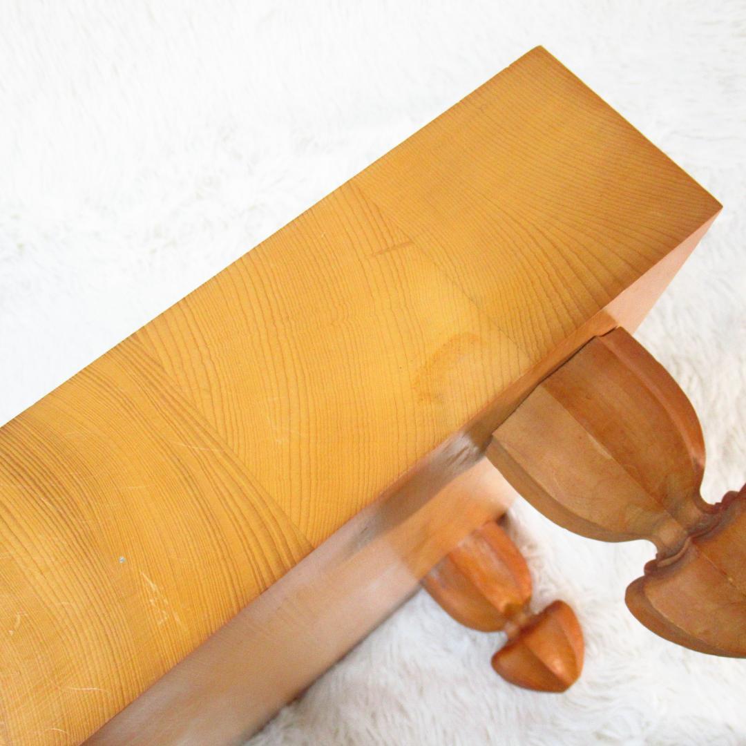 高級 本榧 碁盤 囲碁盤 柾目 ハギ盤 5枚継 厚さ8.6cm 2寸8分 脚付き