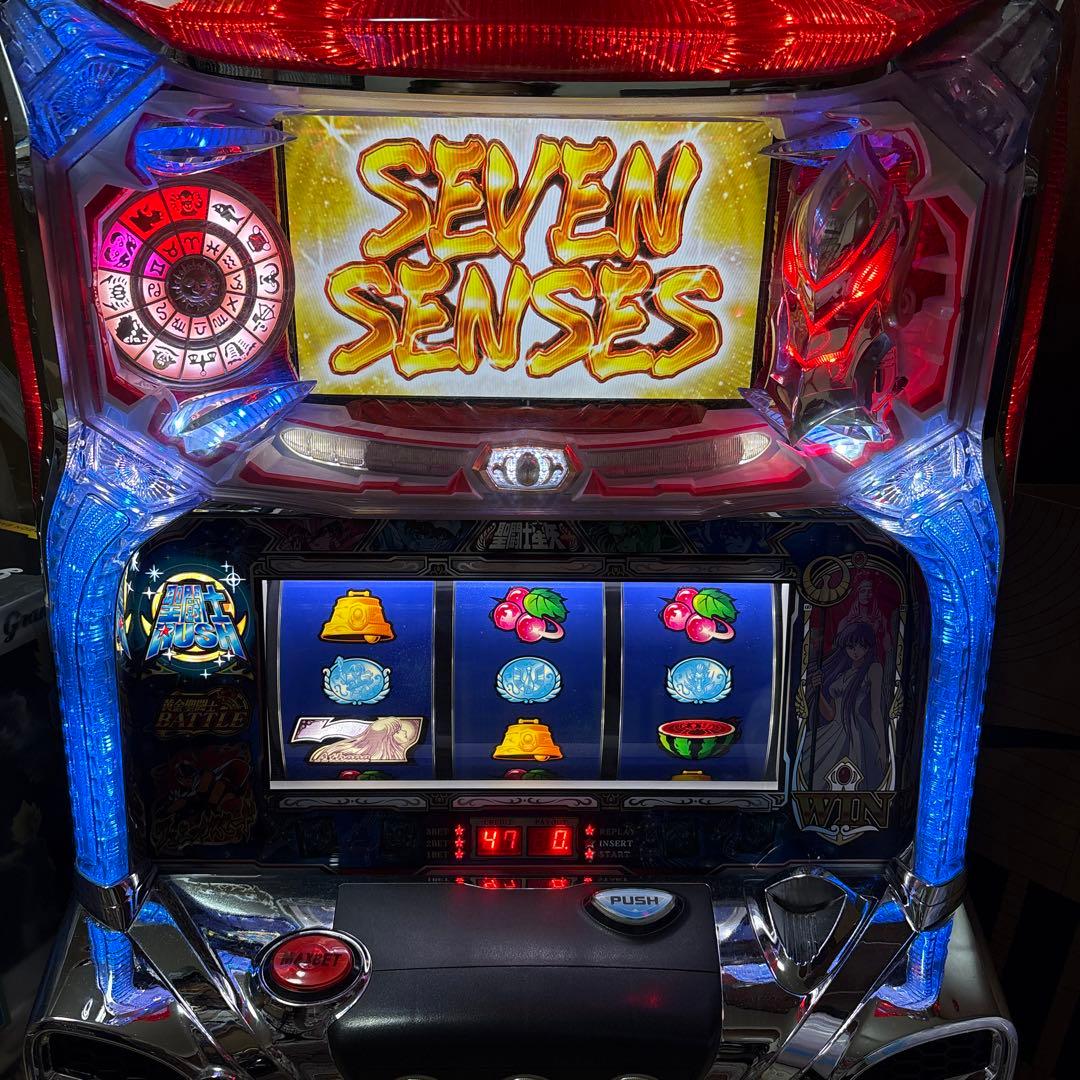 【送料込み！すぐに遊べる！】パチスロ実機初代 聖闘士星矢 不要機付き