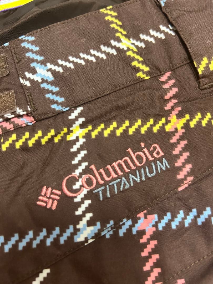 Columbia コロンビア　スノーウェア レディース　S ピンク　茶色