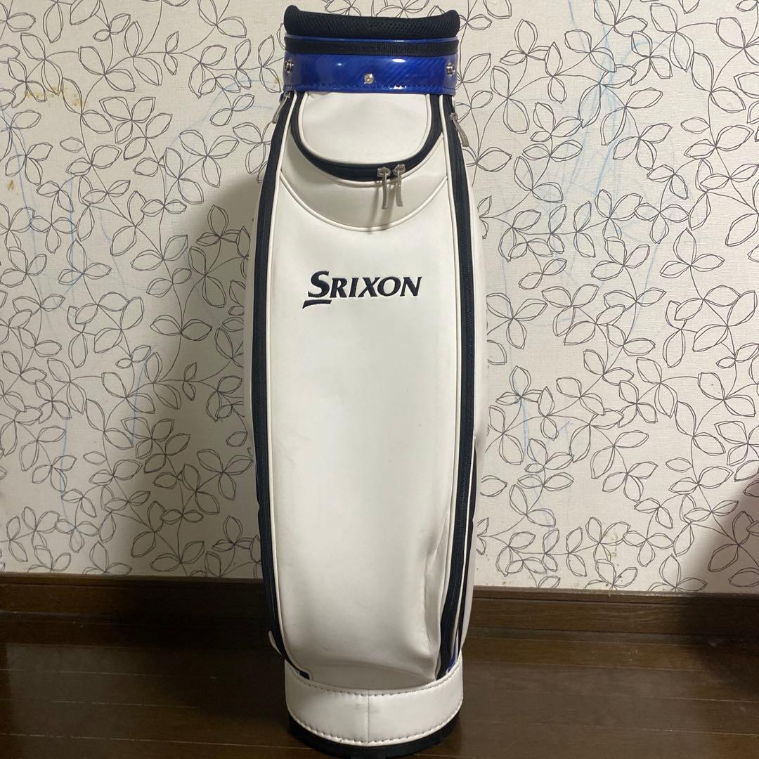 Srixon キャディバッグ ホワイト/ブルー