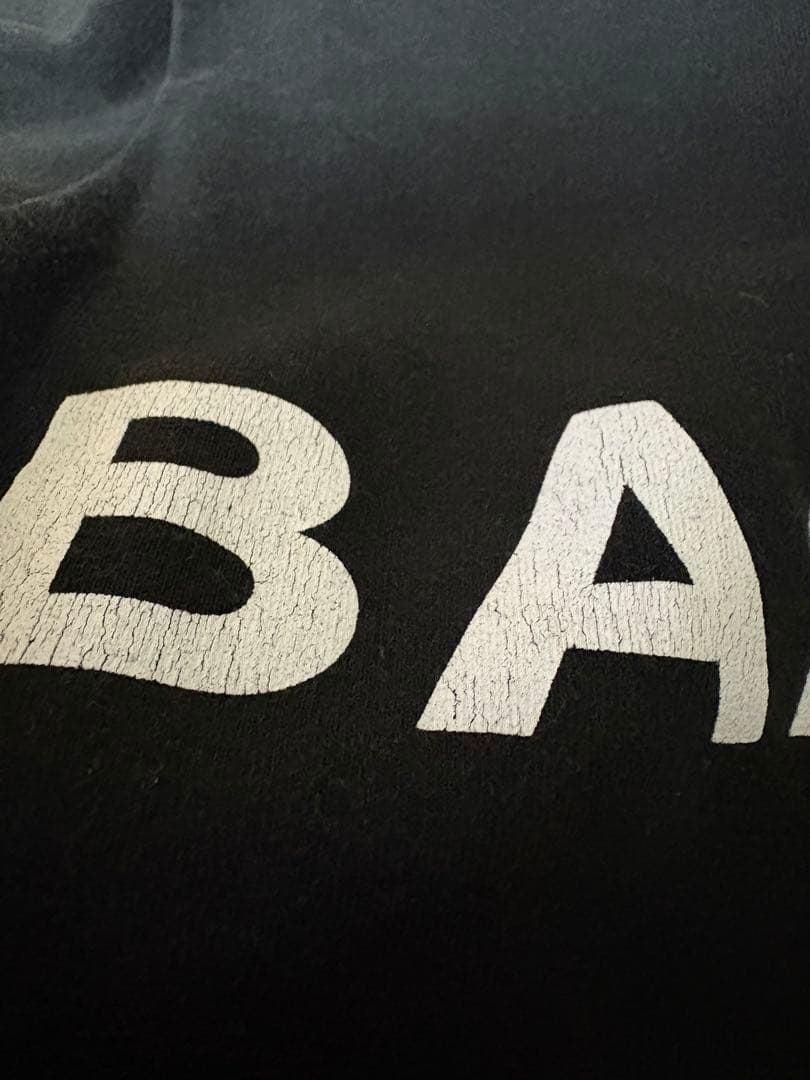 BALENCIAGA ブラック スウェット トレーナー　ロゴ