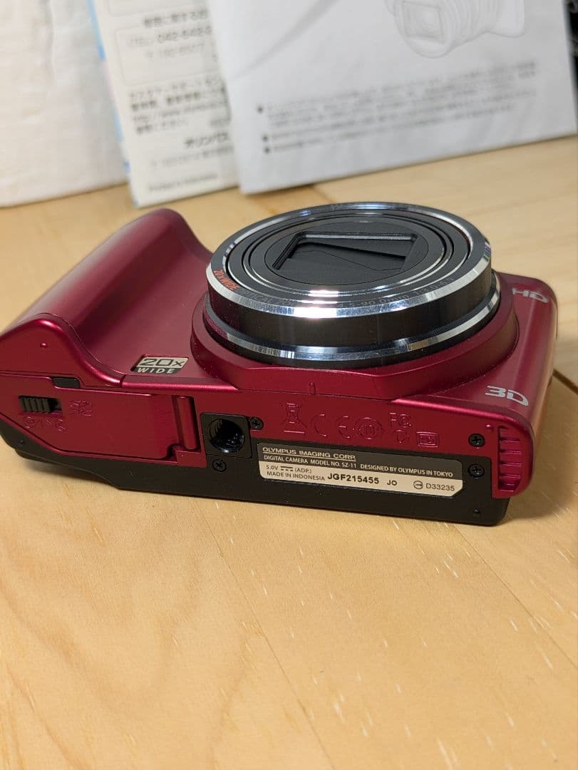 美品箱あり OLYMPUS SZ SZ-11レッド オリンパス コンデジ