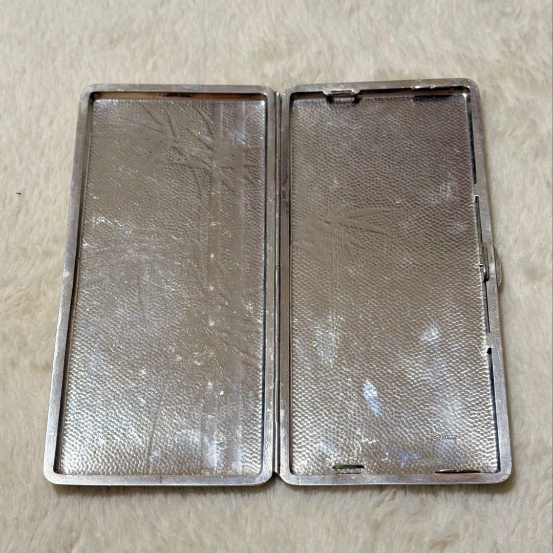 銀 silver 950刻印 煙草入れ シガレットケース 207g 骨董