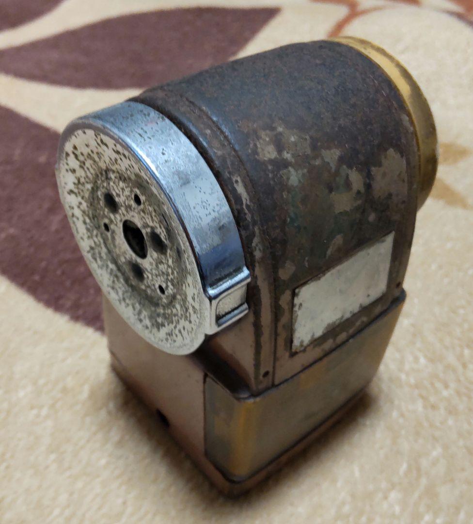 【価格相談可】昭和レトロ 手動鉛筆削り MAX　金属製