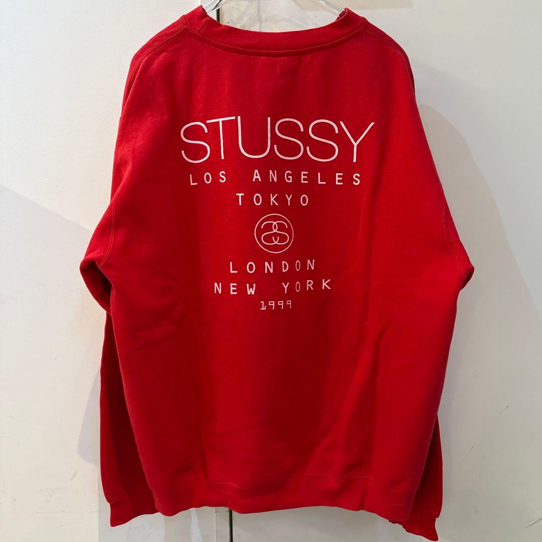 90s OLD STUSSY LOGO SWEAT オールド ステューシー