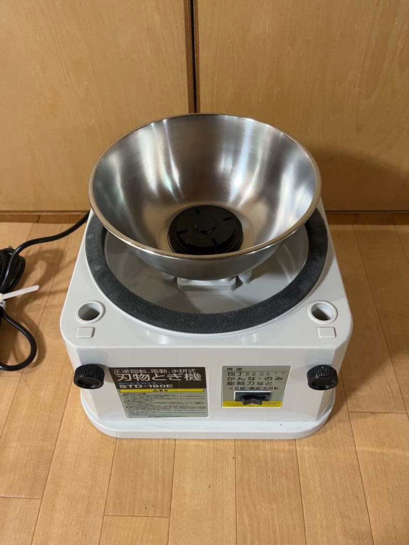 ボウリング　ボールスピナー　刃物研ぎ機