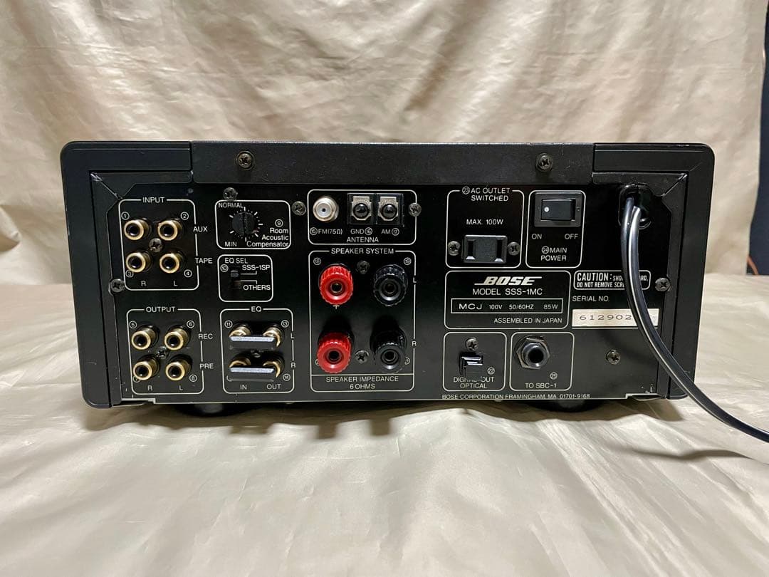BOSE SSS-1MC 極美品　レンズ、ベルト、ギヤ新品　オーバーホール済み