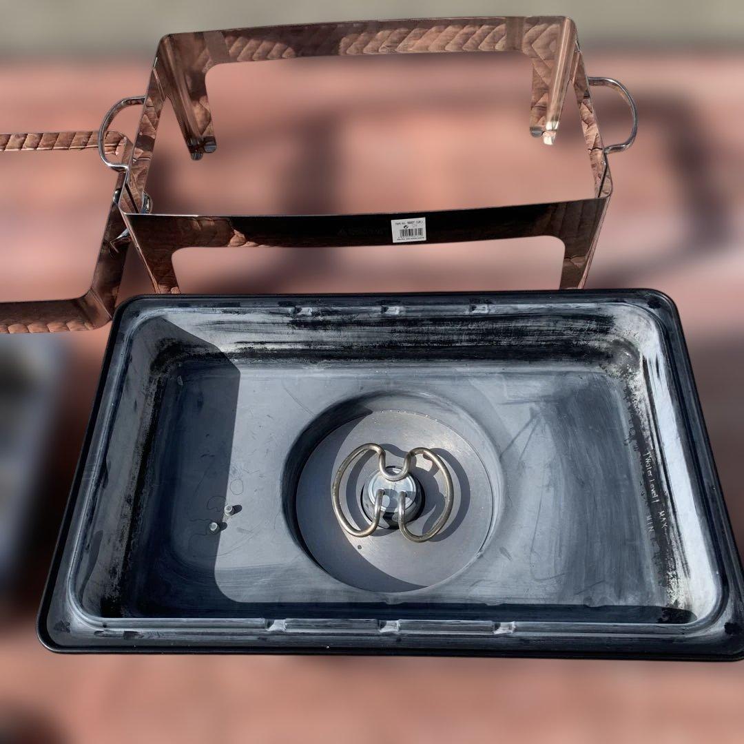 SUNNEX 保温器　おでん　料理　電気式チェ―ファー　角型 ウォーマー