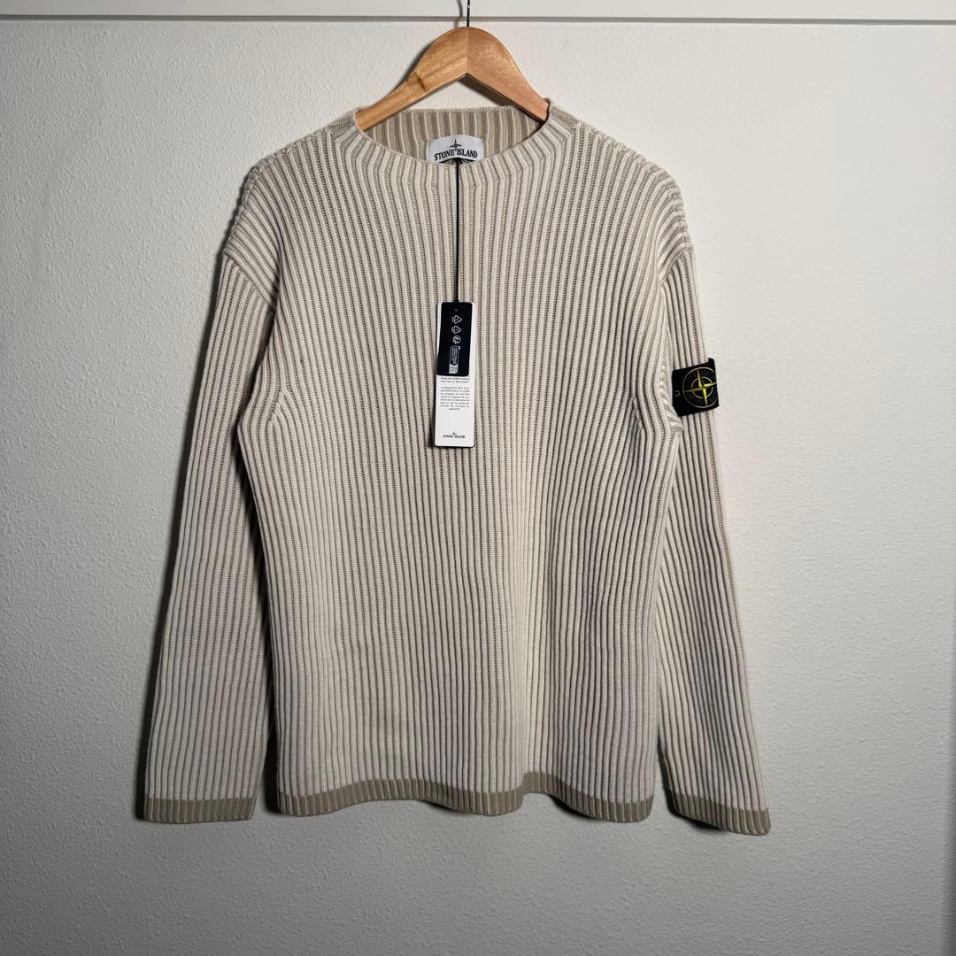 STONE  フルリブRWSウールセーター