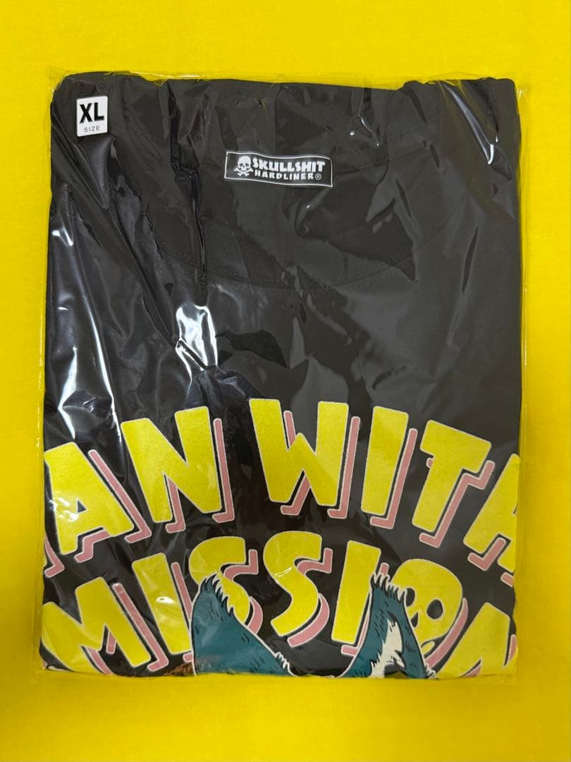 マンウィズ SKULLSHIT コラボ・ロンT XLサイズ