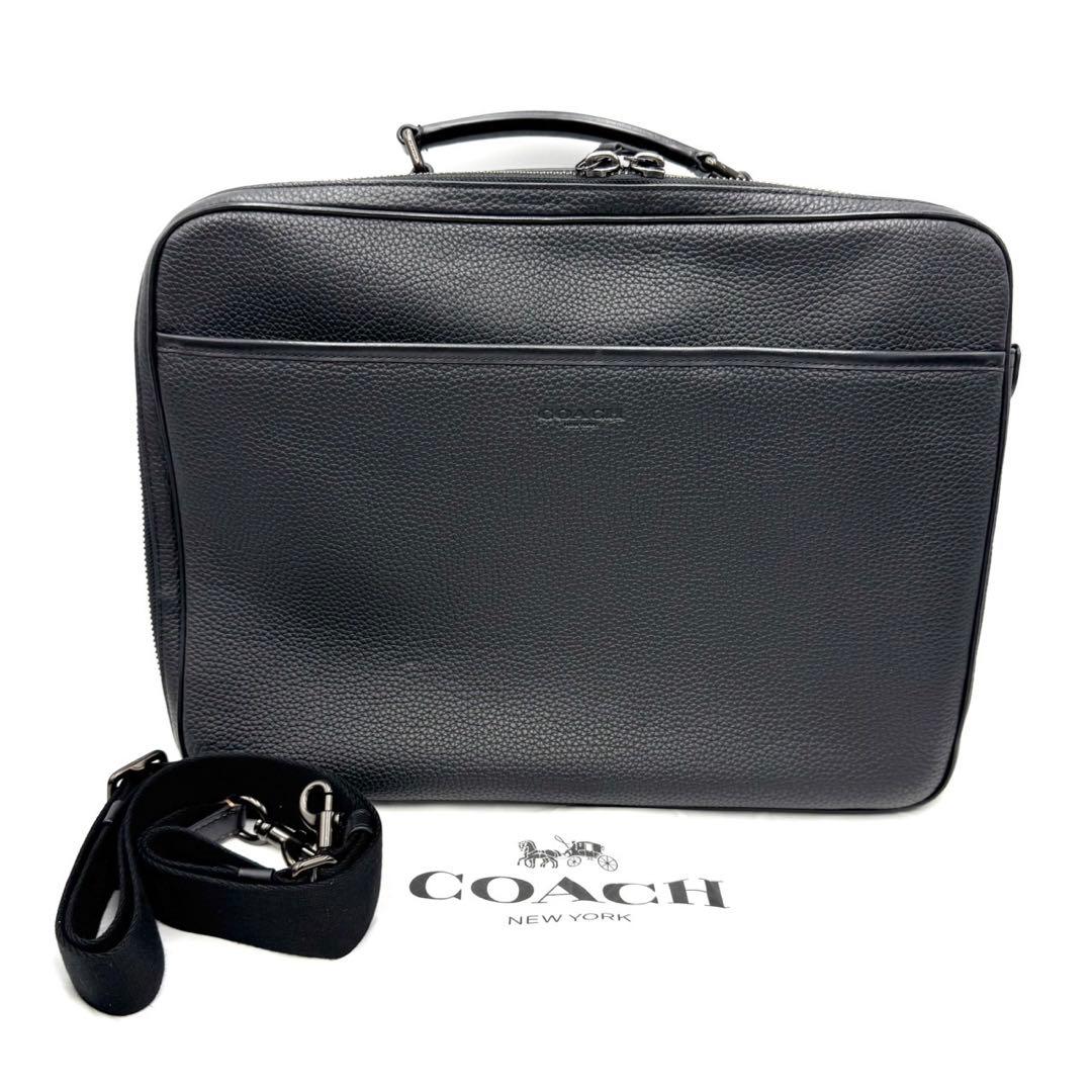 現行品 極美品 COACH ゴッサム コンバーチブル ブリーフ 3way レザー