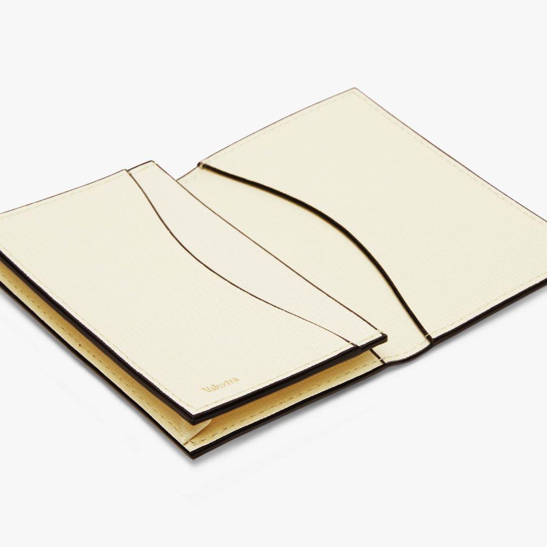 Valextra 名刺ケース カードケース グレインカーフスキン オフホワイト